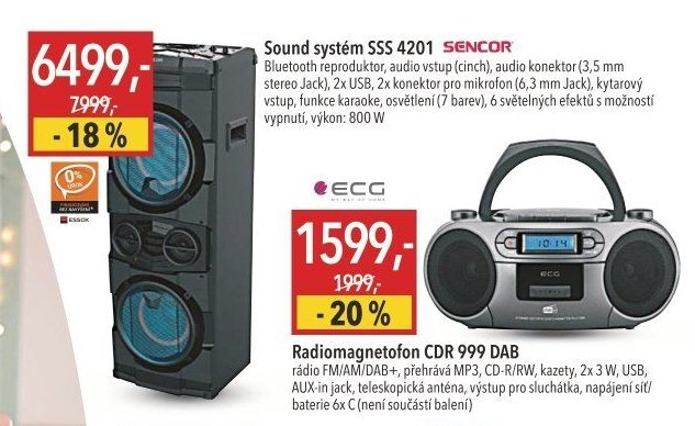 Sound systém SSS 4201 SENCOR