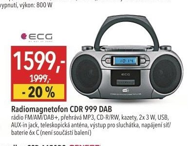 Radiomagnetofon CDR 999 DAB
