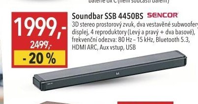 Soundbar SSB 4450BS SENCOR