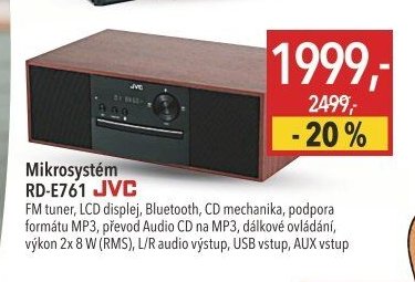 Mikrosystém RD-E761 JVC