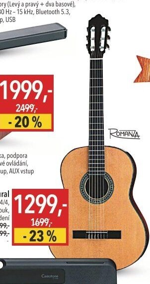 Klasická kytara R-C354 natural