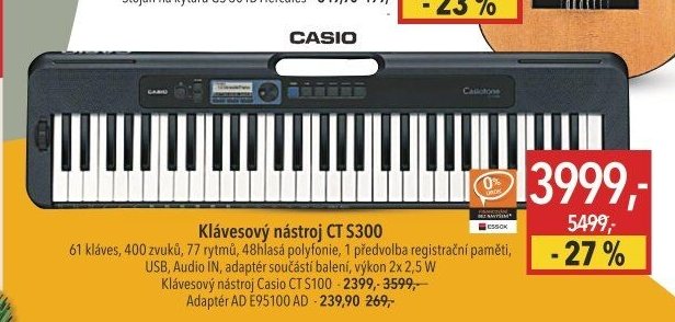Klávesový nástroj CT S300