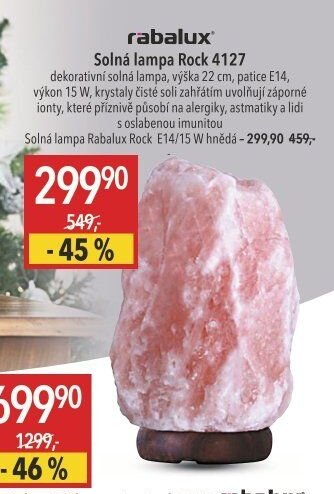 Solná lampa Rock 4127