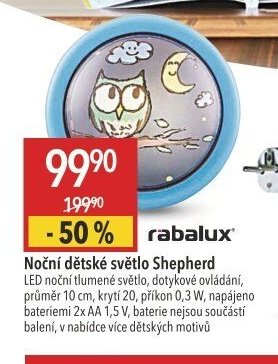 Noční dětsé světlo Shepherd