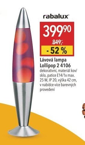 Lávová lampa Lollipop 2 4106