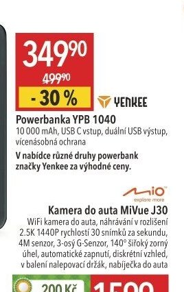 Powerbanka YENKEE YPB 1040