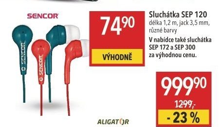 Sluchátka SENCOR SEP 120