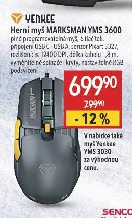 Herní myš MARKSMAN YMS 3600