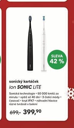 sonický kartáček ion SONIC LITE