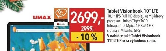 Tablet Visionbook 10T LTE