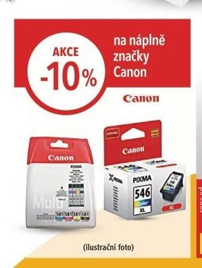 Náplně značky Canon