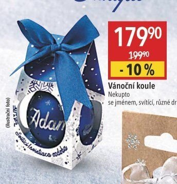 Vánoční koule Nekupto