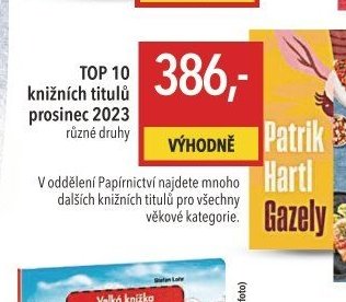 TOP 10 knižních titulů prosinec 2023