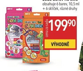 Sada barev na sklo