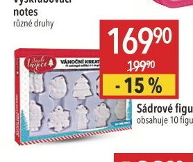 Sádrové figurky k omalování