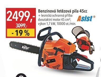 Benzínová řetězová pila 45cc
