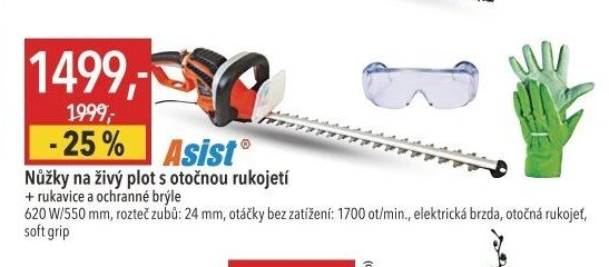 Nůžky na živý plot s otočnou rukojetí