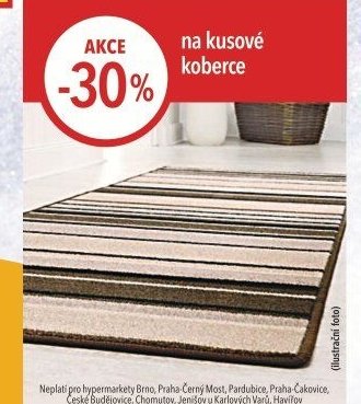 na kusové koberce