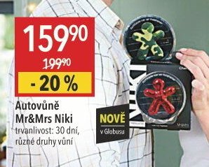 Autovůně Mr&Mrs Niki