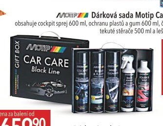 Dárková sada Motip Car Care-Black Line
