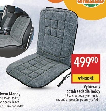 Vyhřívaný potah sedadla Teddy
