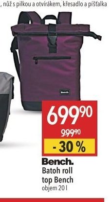 Batoh roll top Bench