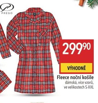 Fleece noční košile