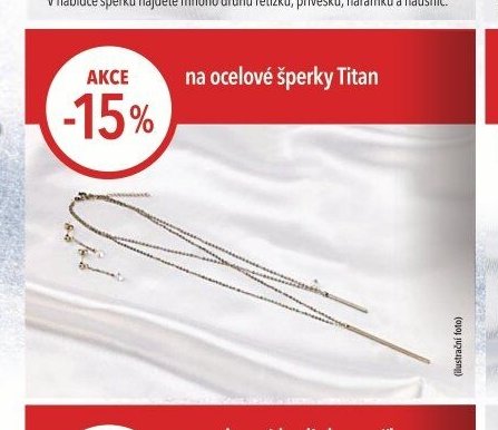 ocelové šperky Titan