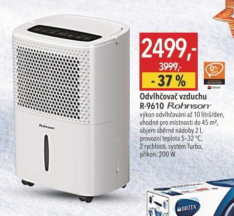 Odvlhčovač vzduchu R-9610 Rohnson