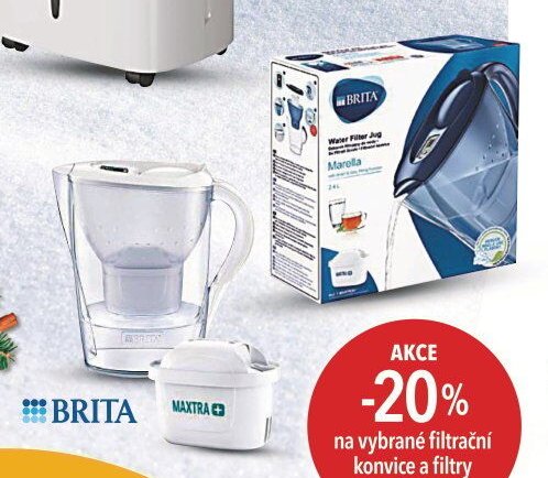 Filtrační konvice a filtry značky Brita