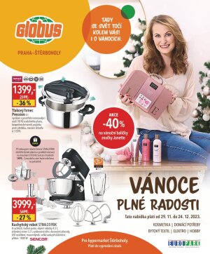 akční leták Globus 29.11.2023-24.12.2023