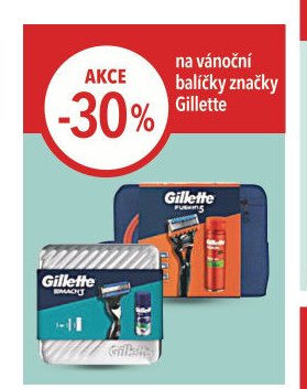 Vánoční balíčky značky Gillette