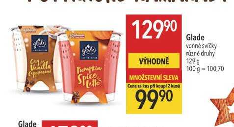 Glade vonné svíčky 129g