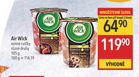 Air Wick vonné svíčky 105g
