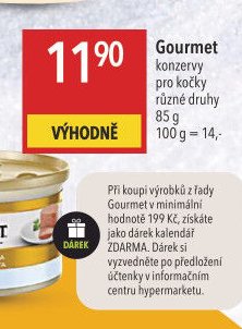 Gourmet konzervy pro kočky