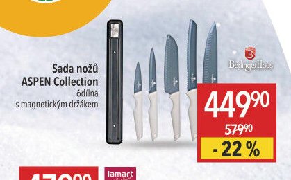 Sada nožů ASPEN Collection 6dílná s magnetickým držákem