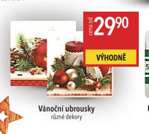 Vánoční ubrousky