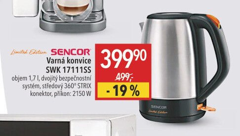 Varná konvice SENCOR SWK 17111SS
