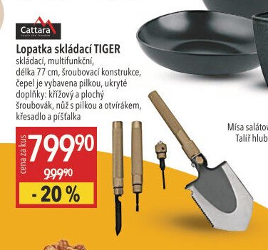 Lopatka skládací TIGER