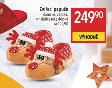 Zvířecí papuče