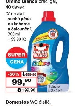 Omino Bianco prací gel, 40 dávek