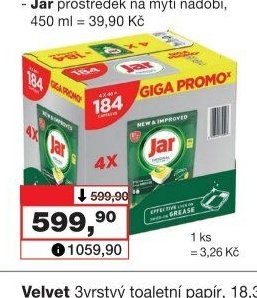 Jar tablety do myčky All in 1, 4x 46 ks