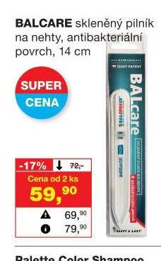 BALCARE skleněný pilník na nehty