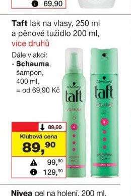 Taft lak na vlasy