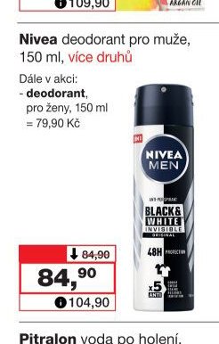 Nivea deodorant