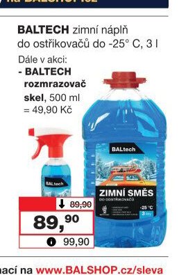 BALTECH zimní náplň