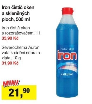 Čistič oken Iron Severochema