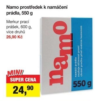 Prací prostředek k namáčení a předpírání Namo