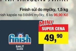Sůl do myčky Finish