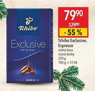 Tchibo Exclusive, Espresso mletá káva